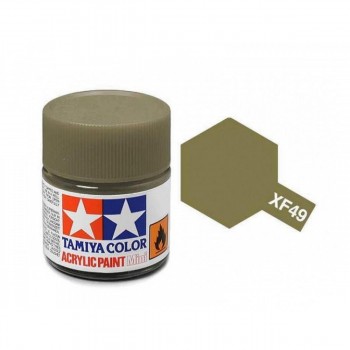 TAMIYA XF-49 KHAKI - ACRYLIC PAINT MINI (FLAT) 10ML